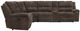 Parker House® Bronco 6-Piece Plush Umber Manual Reclining L-Shape Sectional-2