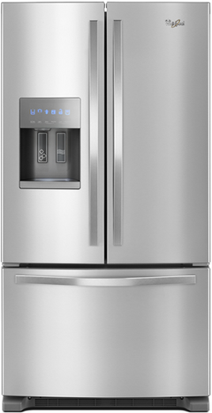 Whirlpool® 36 in. 24.7 Cu. Ft. Fingerprint Resistant Stainless Steel French Door Refrigerator