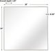 Uttermost® Alexo Brushed Silver Square Mirror-2