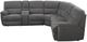 Emerald Home Aurora 3-Piece Lunar Gray Power Reclining Sectional-2