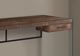 Monarch Specialties Inc. 48"L Brown Reclaimed Wood Glass Panel Computer Desk-1