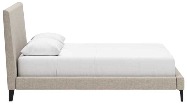 Signature Design by Ashley® Cielden Soft Gray Queen Upholstered Panel Bed-2