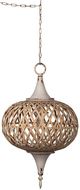 A & B Home Natural/White Organic Elements Vintage Glamour Chandelier-0
