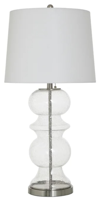 Stylecraft glass table lamp top
