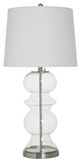 StyleCraft Clear/Silver Table Lamp-0