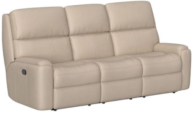 Flexsteel® Customizable Rio Leather Manual Reclining Sofa-1