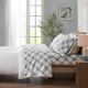 Olliix by True North by Sleep Philosophy Blue Plaid Twin Cozy Flannel 100% Cotton Flannel Printed Sheet Set-3