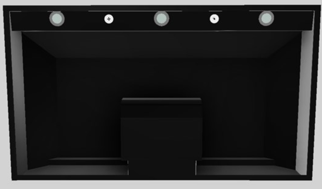 Vent-A-Hood® Designer Series 42" Black Wall Mounted Range Hood-1