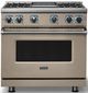 Viking® 7 Series 36" Nantucket Pro Style Natural Gas Range with Griddle-5