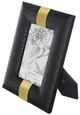 A & B Home Black Large Faux Croco Photo Frame-1