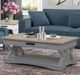 Parker House® Americana Modern 3-Piece Weathered Natural Occasional Table Set with Dove Base-2