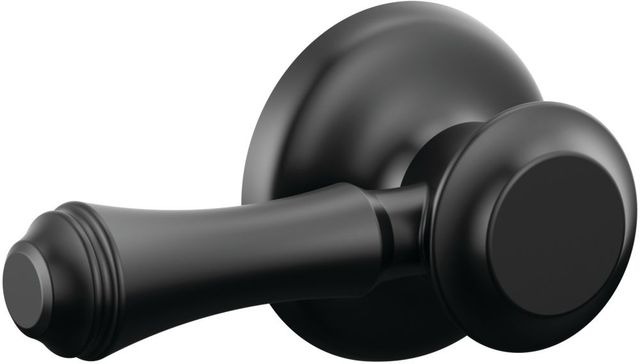 Delta Cassidy® Matte Black Tank Lever-0