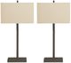 Crestview Collection Griffyn 2-Piece Silver Table Lamp Set-0