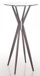 VIG Furniture Modrest Kaitlyn Black/Clear Bar Table-2