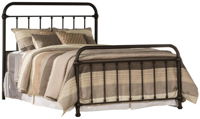 HH2 Home Kirkland Dark Bronze King Metal Bed-1