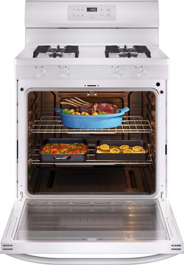 Midea® 30" White Freestanding Gas Range-3
