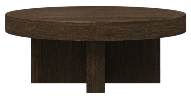 Bramble Customizable Tuscan Round Coffee Table-3