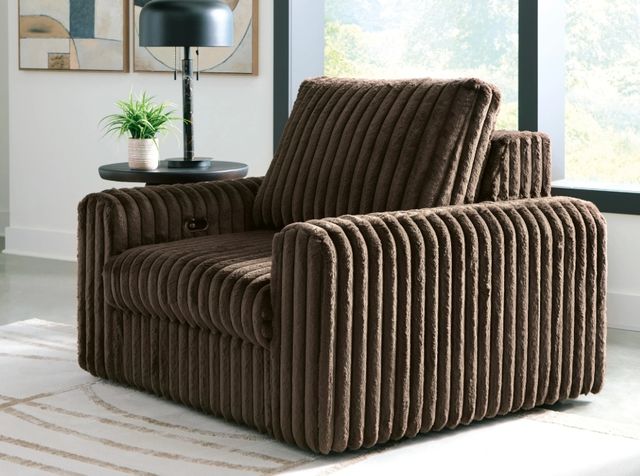 Signature Design by Ashley® HamlinBay Chocolate Power Gliding Chaise-1
