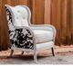 Uttermost® Chalina Millky White Arm Chair-1