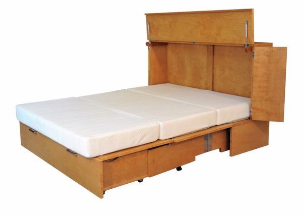 CabinetBed™ Denva Premium Folding Queen Bed-0