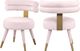 Meridian Furniture Fitzroy Pink Velvet Dining Chair-1