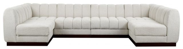 Meridian Furniture Quinn 6-Piece Cream Modular Sectional-1