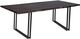 Porter International Designs Manzanita Midnight 82" Double U-Base Dining Table-0