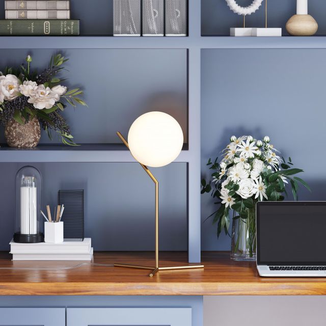 Zuo® Modern Tirol Gold Table Lamp-2