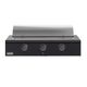 Caliber™ Rockwell Social 48" 3-Burner Matte Black Built-In Liquid Propane Grill with Pewter Hardware-1