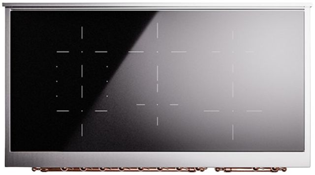 Ilve® Nostalgie II Series 48" Custom RAL Color Pro Style Induction Range with Cooper Trim-2