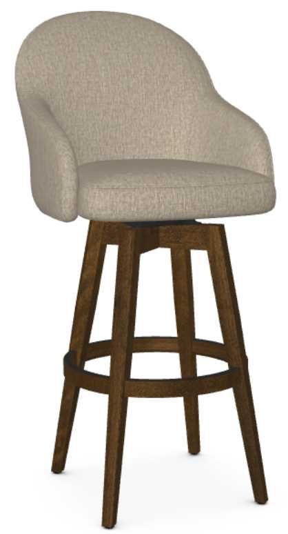 Amisco Customizable Collin Swivel Bar Stool-0