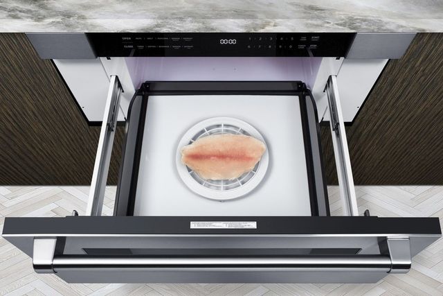 Summit® 30" Stainless Steel Built In Microwave Drawer-6