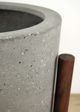 Le Present Century Concrete Grey 18" Planter-4