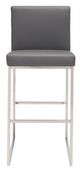 Zuo® Genoa Gray Bar Stool-1