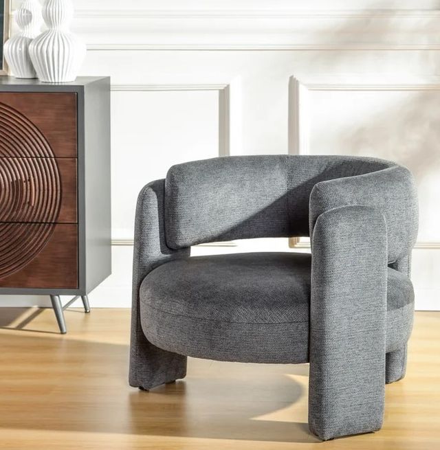 Stylecraft Dann Foley Lifestyle Gray Lounge Chair-1
