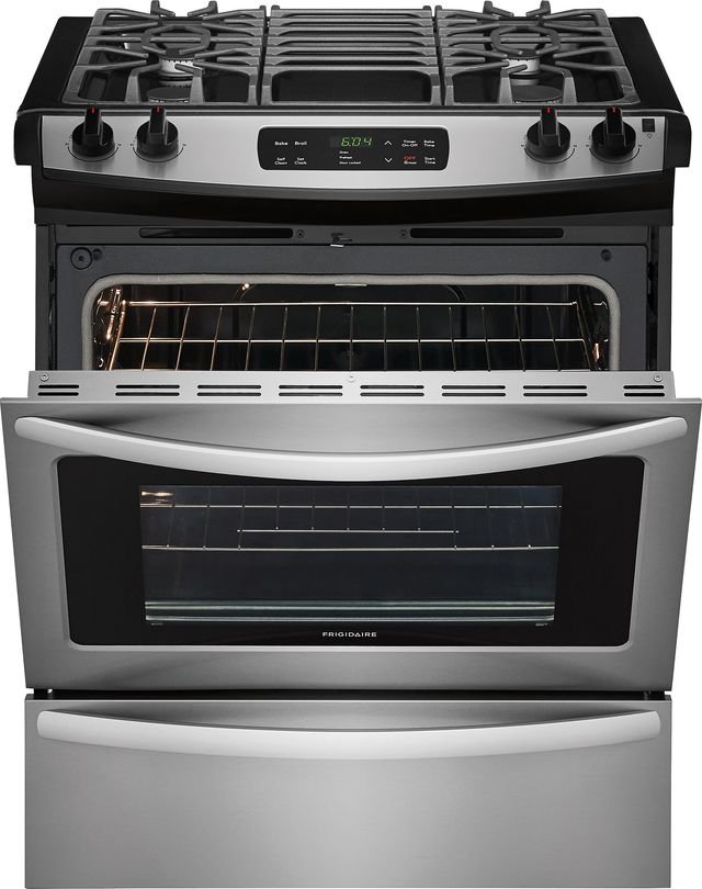 Frigidaire® 30" Stainless Steel Slide-In Gas Range-2