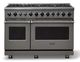 Viking® 7 Series 48" Damascus Gray Pro Style Dual Fuel Range-0