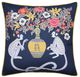 Stylecraft Tinck Dark Blue/Velvet Throw Pillow-0