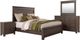 Liberty Furniture Thornwood Hills 4-Piece Rock Beaten Brown California King Bedroom Set-0