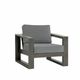 Ratana Element 5.0 Ash Grey Aluminum Club Chair-0