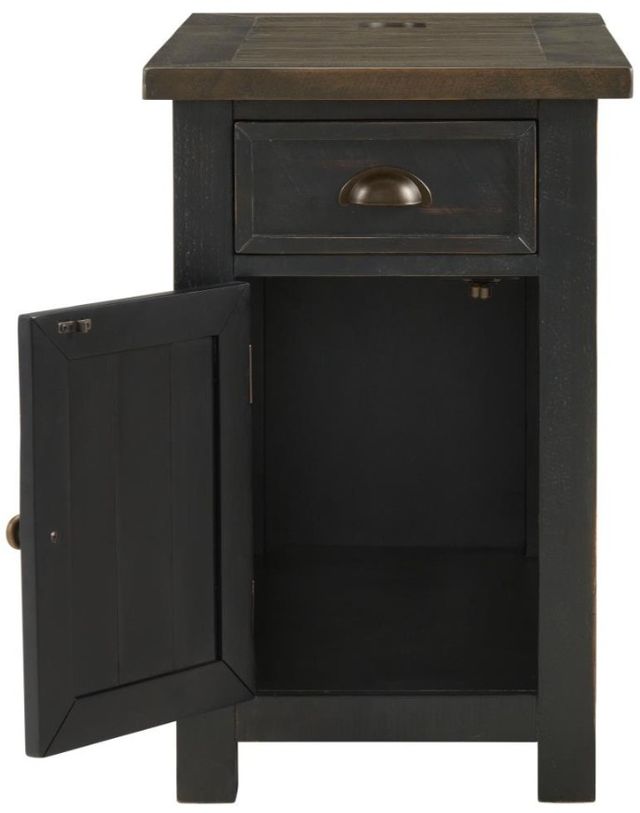 Martin Svensson Monterey Brown Chairside Table with Black Base-2