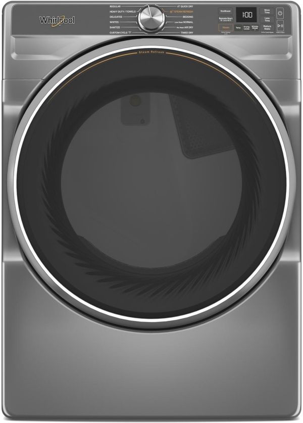 Whirlpool® 6 Series 7.4 Cu. Ft. Core Silver Front Load Electric Dryer -0