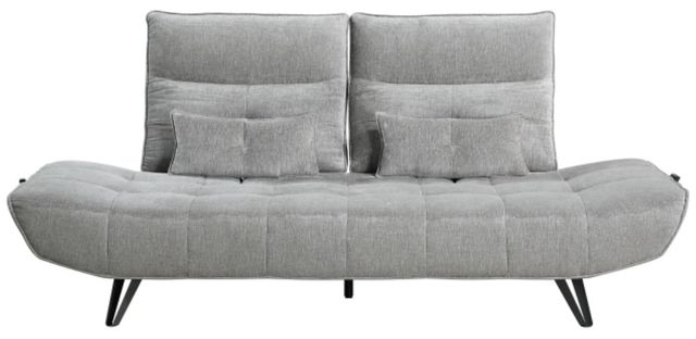 Homelegance® Quonsett Gray Sofa with Power Adjustable Seat Depth and Manual Adjustable Headrests-2