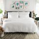 Cariloha 3-Piece Bamboo Sateen White Queen Duvet Cover Set-2