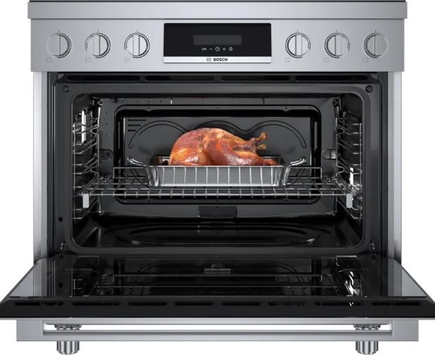 Bosch® 800 Series 36" Stainless Steel Pro Style Induction Range-2