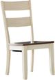 A-America® Mariposa Chalk/Cocoa Bean Ladderback Dining Side Chair-0