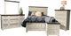 Vintage Furniture Allie King Panel Bed-1