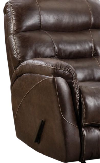 American Wholesale Furniture Nevada Espresso Manual Recliner-1