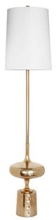 A & B Home Gold Elongated Floor Lamp-0
