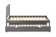 Donco Kids Antique Grey Twin Louver Bed With Trundle Bed-1